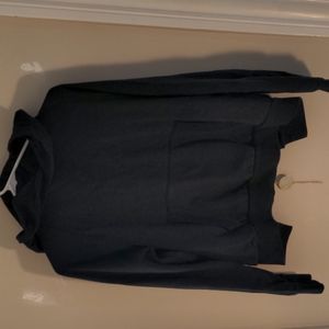 Athleta black hoodie with split back detail